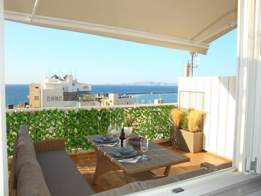 Ferienwohnung Centre Penthouse With Seaview Iraklio Exterior foto
